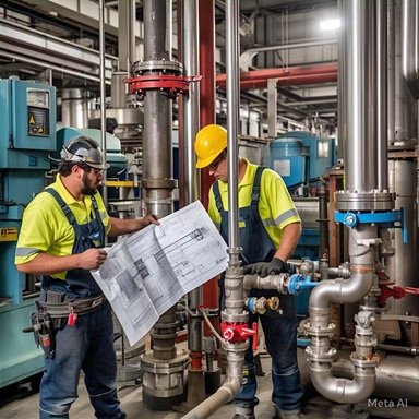 Desain dan Pemeliharaan Sistem Pipa dan Plumbing dalam Industri