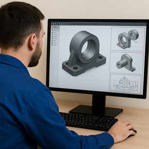 Penerapan Teknologi 3D CAD dalam Desain Komponen Mekanik