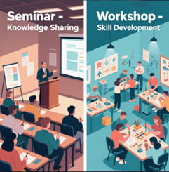 Perbedaan Seminar vs Workshop