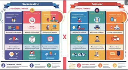 Perbedaan Sosialisasi vs Seminar