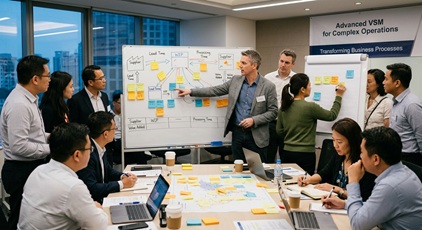 Advanced Value Stream Mapping (VSM) for Complex Operation